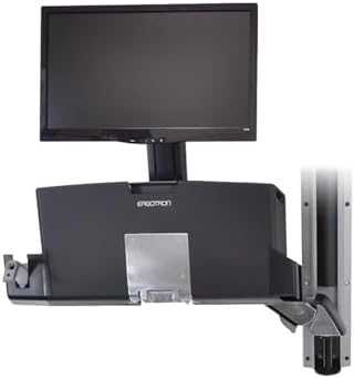 Ergotron Stilius Žiūrėti ® laikiklis Sit- Stand Combo sistema su darbo paviršiumi (45 -272-026)
