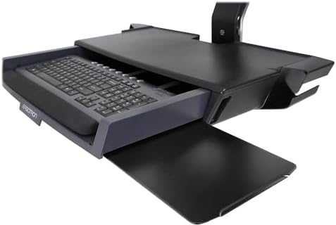 Ergotron Stilius Žiūrėti ® laikiklis Sit- Stand Combo sistema su darbo paviršiumi (45 -272-026)