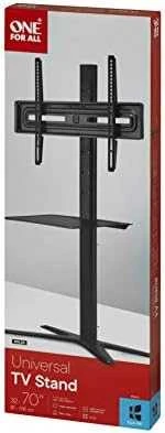 Laikiklis ONE For ALL Solid TV Stovas WM4672 32-70 ", Maksimalus svoris (talpa) 25 kg, Juodas