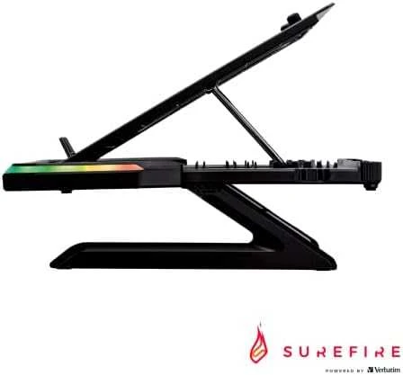 VER SureFire PORTUS X1 Nešiojamojo kompiuterio stovas Juoda 43,9 cm (17.3″)