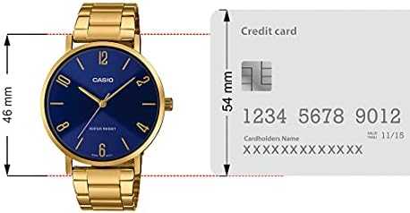 Casio Vyriškas laikrodis MTP-VT01G-2B2 + DĖŽUTĖ