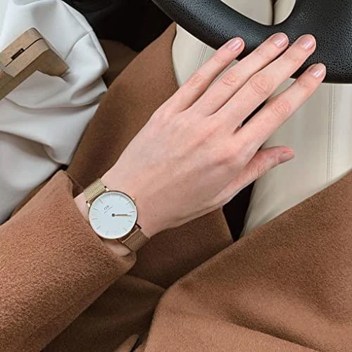 Laikrodis moterims Daniel Wellington - Petite Melrose DW00100163 - (zx704b)