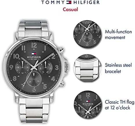Laikrodis TOMMY HILFIGER MEN'S WATCH 1710382 + BOX