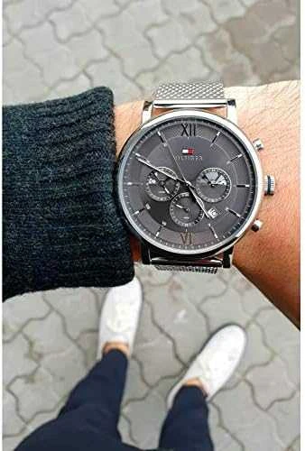 Vyriškas laikrodis TOMMY HILFIGER 1710396 EVAN (zf033d) + BOX