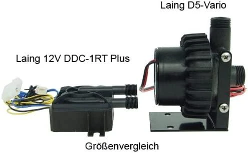 Originalus „Laing“ siurblys DDC-1RT/Plus ® 12 V su 2 G1/4 išoriniais sriegiais