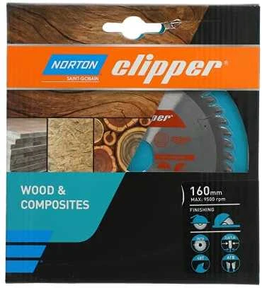 NORTON diskinis pjūklas 160 mm x 30 / 16 mm x 48z MEDIENOS IR ATB KOMPOZITAS (2,6 / 1,6)