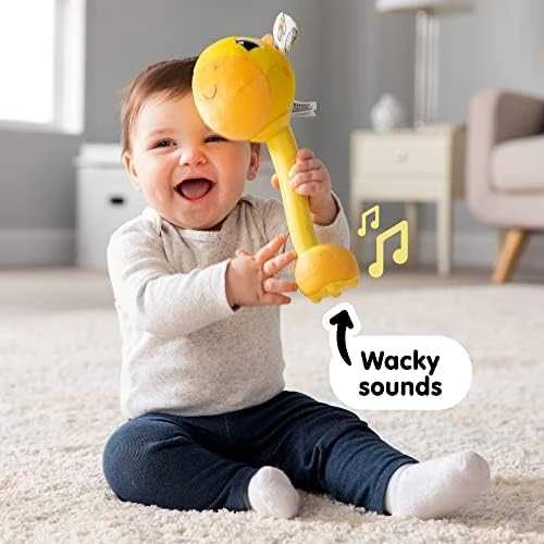 Lamaze Crazy Giraffe barškutis su garsais