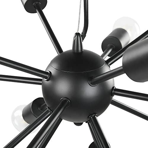 Beliani Pakabinamas šviestuvas BALAGAS metalinis juodas