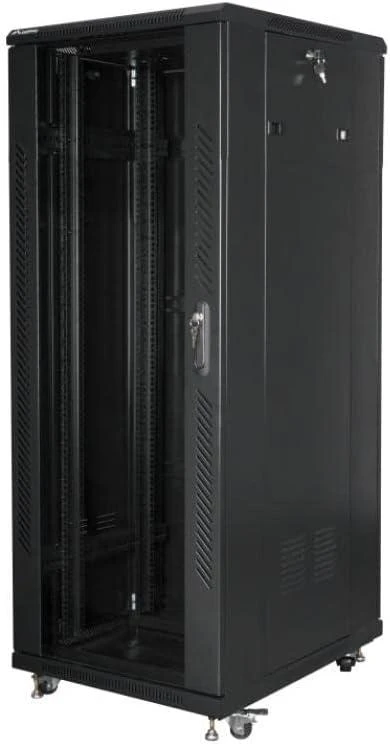 LANBERG FF01-6832-12B-KPL laisvai pastatomas stovas 19 colių išmontuojamas plokščias paketas 32U/600x800mm juodas