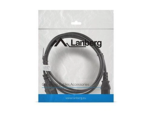 LANBERG CA-C13E-10CC-0018-BK ilginamasis maitinimo kabelis C13-> C14 1,8 m