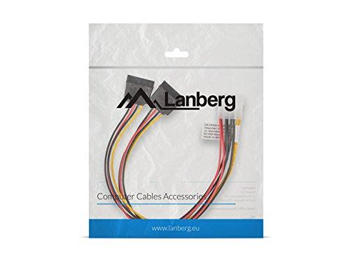 LANBERG CA-HDSA-11CU-0030 maitinimo kabelis MOLEX M ->SATA F x2 30cm