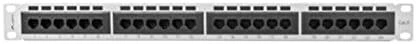 LANBERG PPU6-1024-S Patch Panel 24 prievadas 1U kat. 6 pilkos