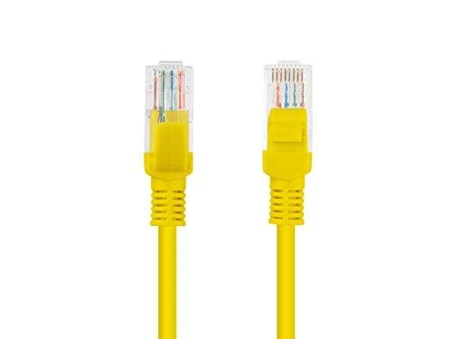 LANBERG PCU5-10CC-0025-Y Patchcord RJ45 kat. 5e UTP 0,25m geltona