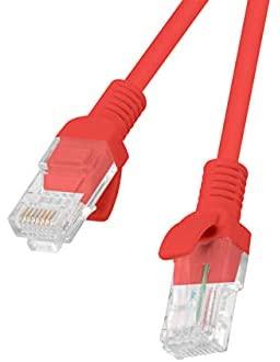 LANBERG PCU6-10CC-0500-R Patchcord RJ45 kat. 6 UTP 5m raudona