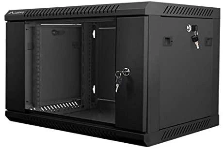LANBERG WF01-6609-10B sieninis stovas 19 colių išmontuojamas plokščias paketas 9U/600x600mm juodas