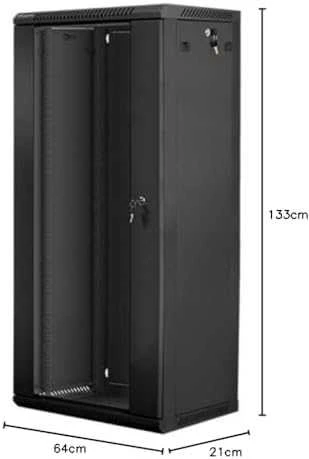 LANBERG WF01-6627-10B sieninis stovas 19 colių išmontuojamas plokščias paketas 27U/600x600mm juodas