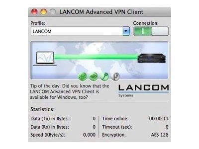 Šakotuvas Lancom Advanced VPN Client licencija 1 vartotojas