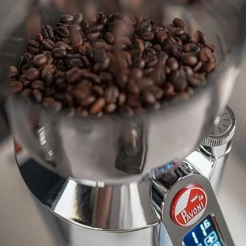 Kavamalė La Pavoni Cilindro Espresso Coffee Grinder - Sidabrinis
