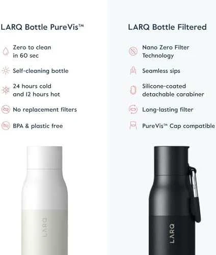 Gertuvė Larq PureVis 500 ml granite baltas
