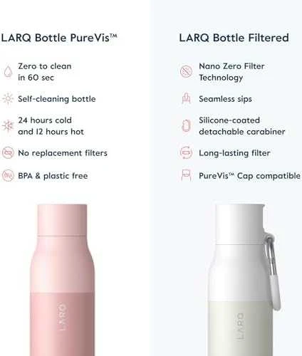 LARQ Gertuvė PureVis™, rausvos spalvos, 500ml