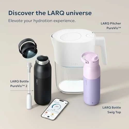 LARQ Gertuvė PureVis™, rausvos spalvos, 500ml