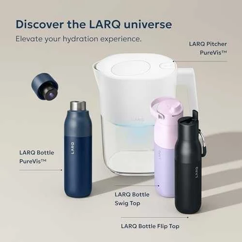 LARQ Insulated Bottle Twist Top Gertuvė, mėtų spalvos, 500ml