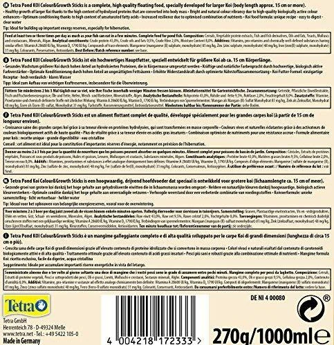 Tetra Pond KOI Spalvų ir Augimo Futteris 1L