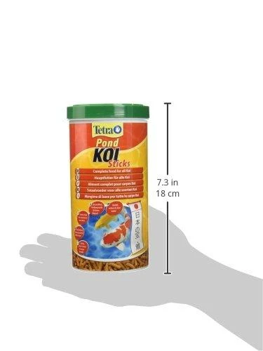 TetraPond Koi Sticks 1L pilnavertis pašaras karpiams S