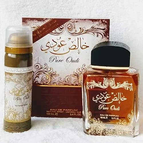 Unisex kvepalai Lattafa Pure Oudi EDP, 100 ml