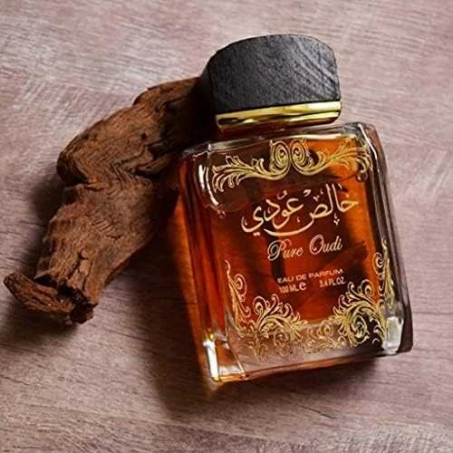 Unisex kvepalai Lattafa Pure Oudi EDP, 100 ml