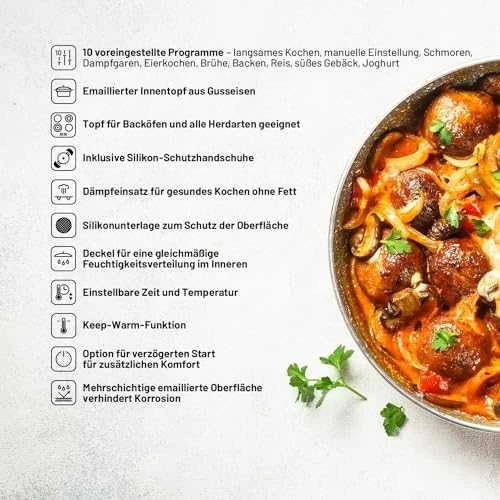 Daugiafunkcinis puodas Lauben Lauben OvenSafe®️ Daugiafunkcinis puodas 6000RS