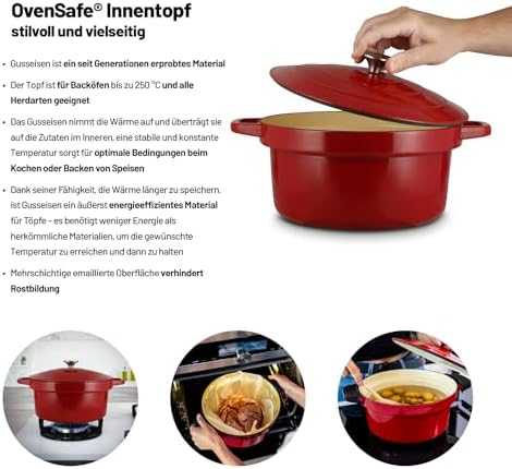 Daugiafunkcinis puodas Lauben Lauben OvenSafe®️ Daugiafunkcinis puodas 6000RS