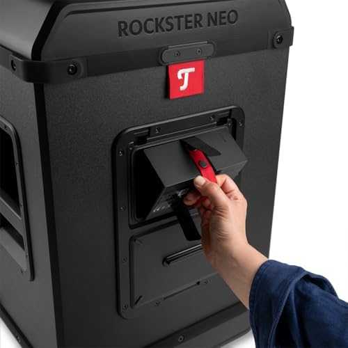 Garsiakalbis Teufel ROCKSTER NEO wireless bluetooth Speaker juodas red