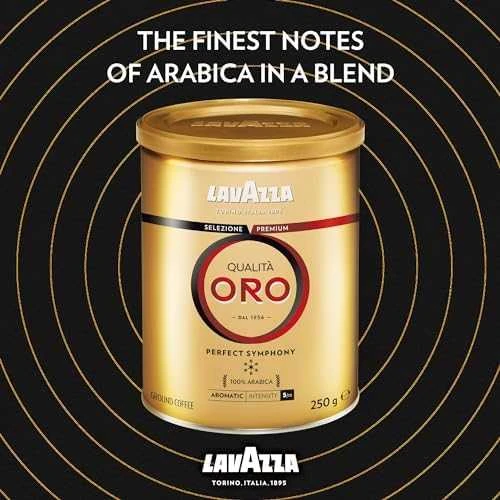 Kava LAVAZZA ORO, malta, 250 g, metalinėje dėžutėje