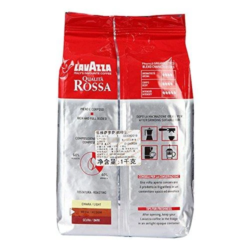 Lavazza | Qualita Rossa | Coffee Beans | Brasilian arabica 40%, African robusta 60% | 1000 g