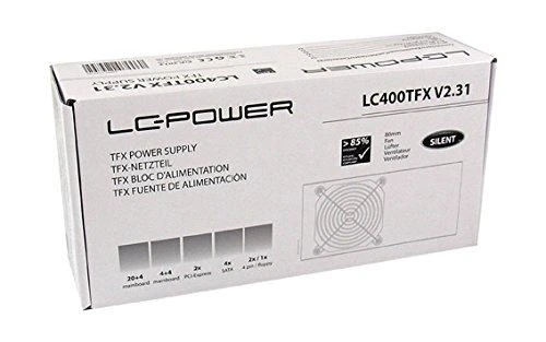 LC Power Maitinimo šaltinis 350W LC400TFX V2.31 85+ 80MM 2x PCI-e 4x SATA