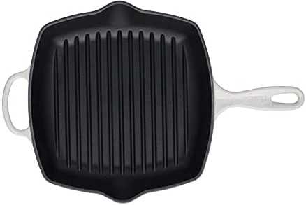 Le Creuset Signature Square Grilis Pan 26cm meringue (20183267160422)