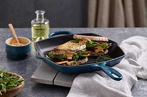 Le Creuset Signature Square Grilis Pan 26cm meringue (20183267160422)