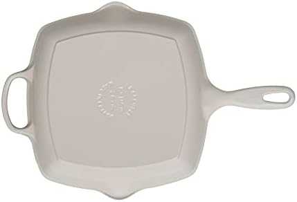 Le Creuset Signature Square Grilis Pan 26cm meringue (20183267160422)