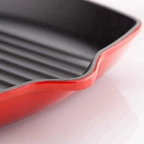 Virimo Indai - Le Creuset Signature Kvadratinė Kepsninė 26cm Indaplovėje Saugoma Vyšnių Raudona