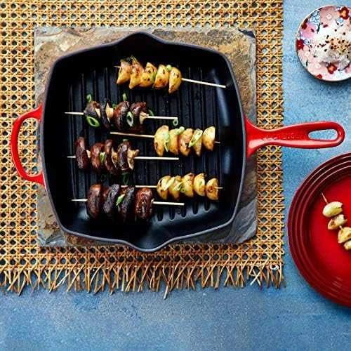 Virimo Indai - Le Creuset Signature Kvadratinė Kepsninė 26cm Indaplovėje Saugoma Vyšnių Raudona