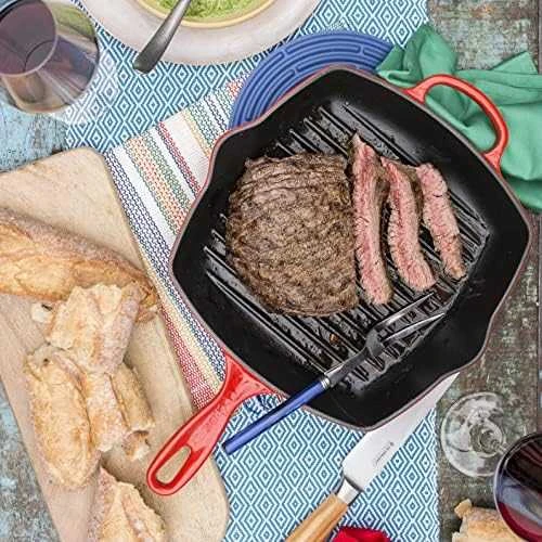 Virimo Indai - Le Creuset Signature Kvadratinė Kepsninė 26cm Indaplovėje Saugoma Vyšnių Raudona