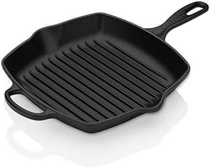 Virtuvės Indai - Le Creuset Signature Kvadratinė Keptuvė 26cm Indaplovėje Saugi Juoda