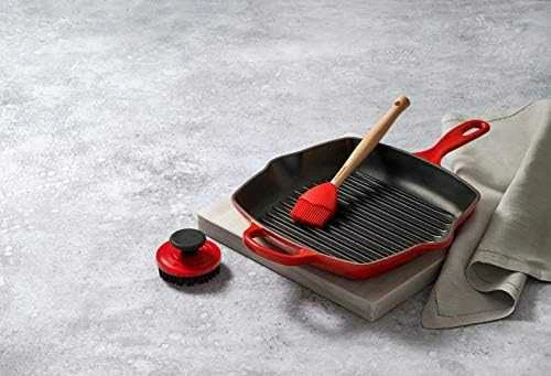 Virimo Indai - Le Creuset Signature Kvadratinė Kepsninė 26cm Indaplovėje Saugoma Vyšnių Raudona