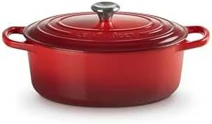 Troškintuvas Le Creuset Signature, ovalus, 27 cm, 4,1 l, vyšninis
