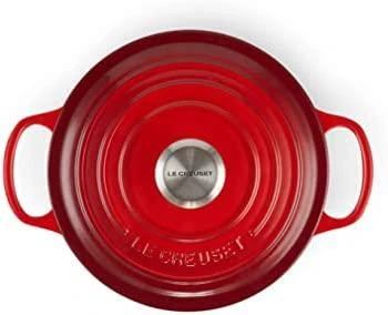 Virtuvės Indai - Le Creuset Signature Keptuvė 24cm Apvalus Vyšninės Raudonos spalvos
