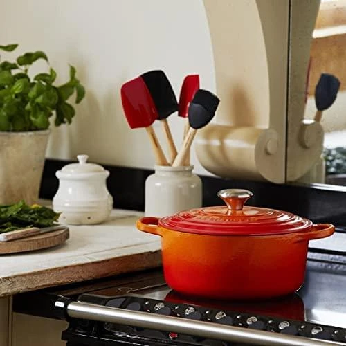 Virtuvės Indai - Le Creuset Signature Keptuvė 20cm Apvalus Ketaus Raudona