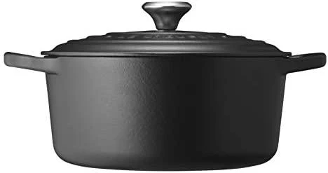 Puodas LeCreuset Signature 24 cm, juodas