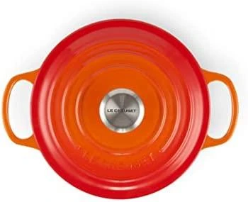 Virtuvės Indai - Le Creuset Signature Keptuvė 20cm Apvalus Ketaus Raudona