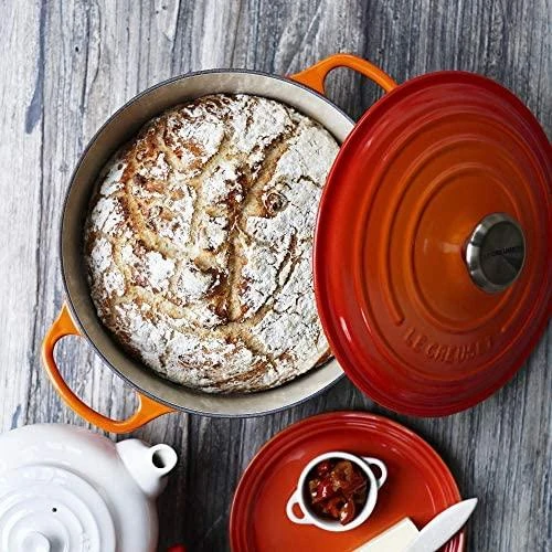 Virtuvės Indai - Le Creuset Signature Keptuvė 24cm Apvalus Ketaus Raudona